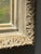 1961 Line Bloom Draper Impressionist Garden Oil Painting in Original Frame For Sale - Image 12 of 12