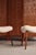 Wood Scandinavian Modern Stools in Oakwood & Sheepskin, Denmark, 1950s, Set of 2 For Sale - Image 7 of 13