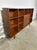 1950s danish teak bookcase with open shelves and sliding doors, 200cm 1950s danish teak wall/bookcase, 200cm wide, with...