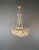 Brass Antique Oval Empire Style Crystal Chandelier Brass Neoclassical Light Restored For Sale - Image 8 of 15