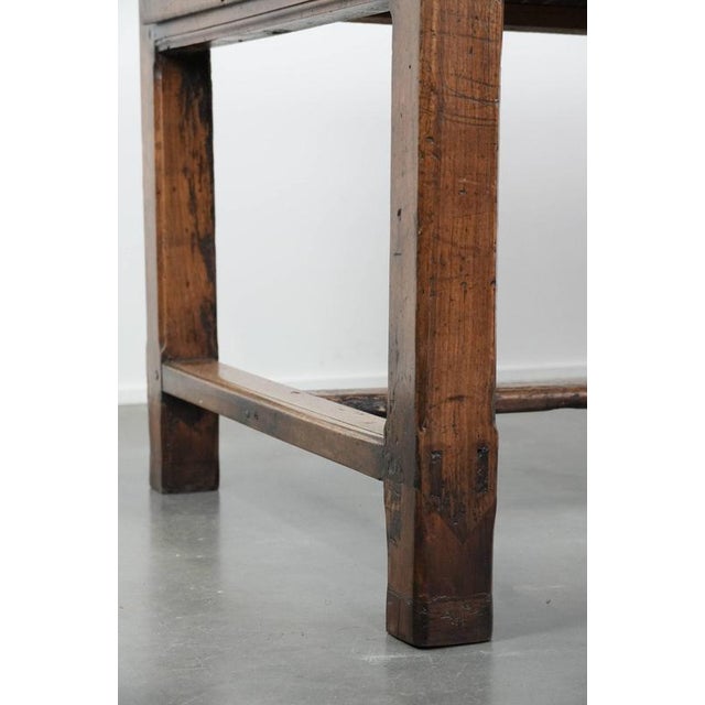 Antique French Dining Table with Three Drawers, 1700s For Sale - Image 17 of 18