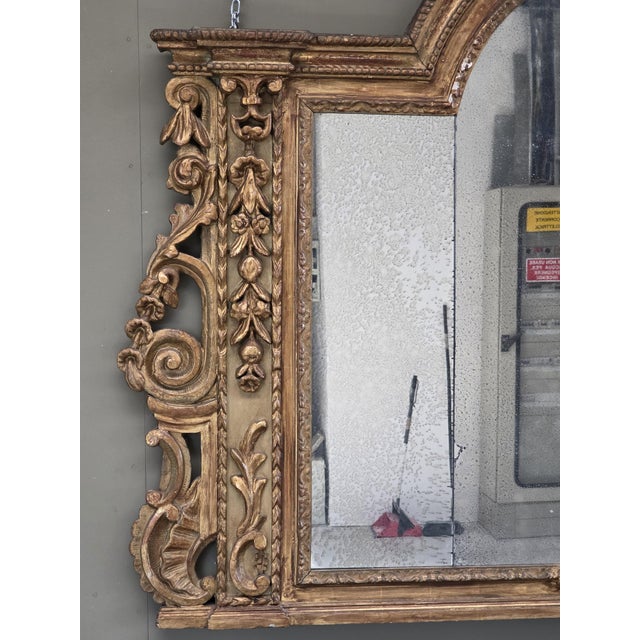 Early 18th Century Carved and Gilded Wooden Mantelpiece, Northern Italy For Sale - Image 13 of 18
