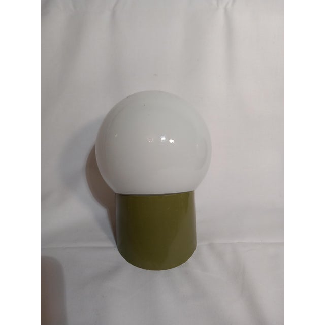 Olive Wall Lamp, 1970s, Set of 2 For Sale - Image 8 of 13