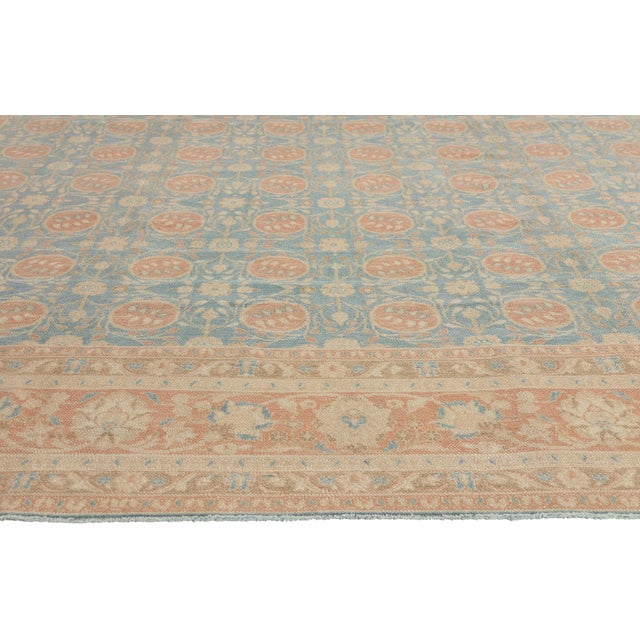 Vintage Portuguese Khotan Rug, 09'03 X 09'07 For Sale - Image 4 of 10