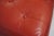 Red Tufted Leather William Switzer Armless Chair Dauphin For Sale - Image 10 of 15