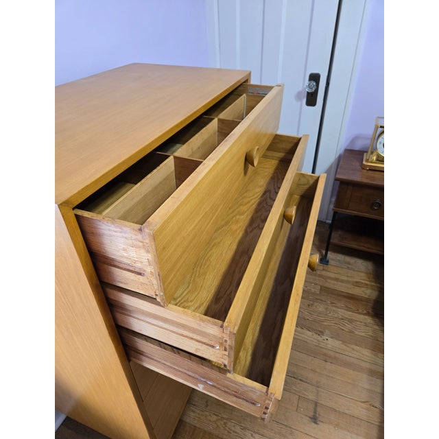 Wood Herman Miller Mid-Century Modern Walnut Tall Dresser / Gentleman’s Chest, C. 1950s For Sale - Image 7 of 11