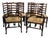 Oak Ladder Backed Dining Chairs, Set of 8 For Sale