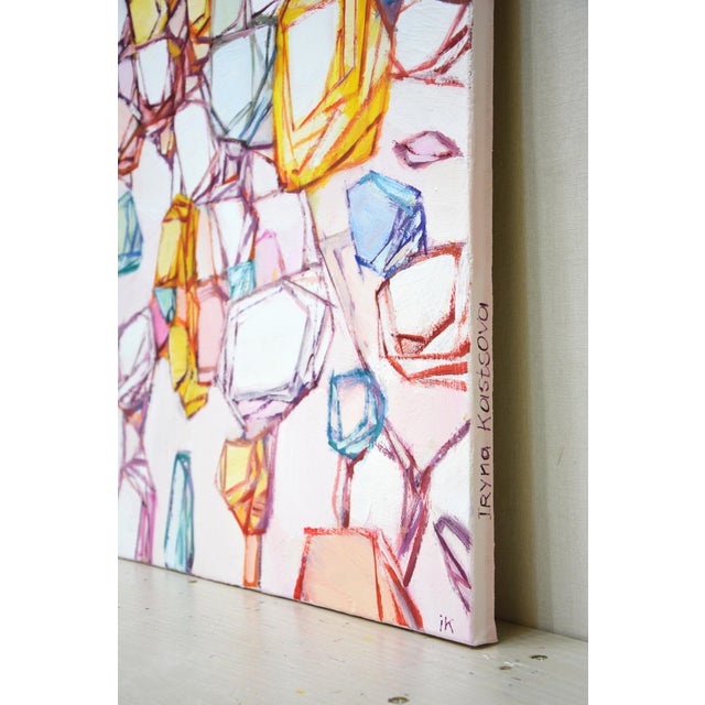 Contemporary Crystal Labyrinth.Modern Original Painting.Iryna Kastsova For Sale - Image 3 of 9