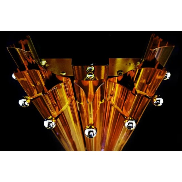 Gold Mid-Century Italian Wall Sconces, 1990s, Set of 3 For Sale - Image 8 of 13