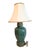 1970s Hollywood Regency Custom Lacquered Emerald Green & Gilt Chinoiserie Table Lamp For Sale - Image 13 of 18