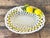 Late 20th Century Vintage Italian Majolica Lemon Trellis Bowl For Sale - Image 5 of 12