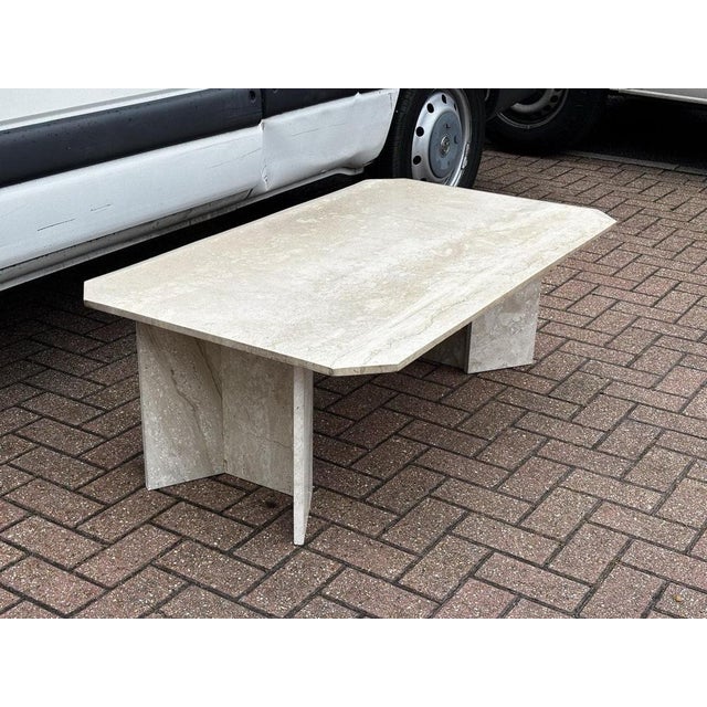 Vintage Italian Marble Coffee Table For Sale - Image 6 of 11