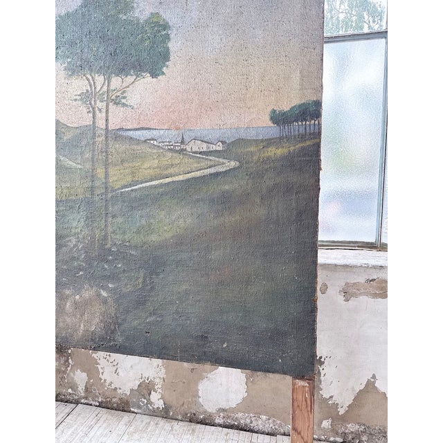 Wood Landscape Composition, 1950, Oil Painting on Canvas For Sale - Image 7 of 18