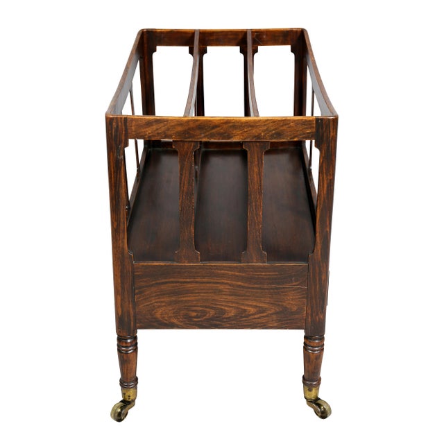 Regency Rosewood and Faux Rosewood Canterbury For Sale In Boston - Image 6 of 9