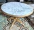 Renaissance Gold Leaf Italian Stone Top Center Table, Cafe Table. For Sale - Image 3 of 8