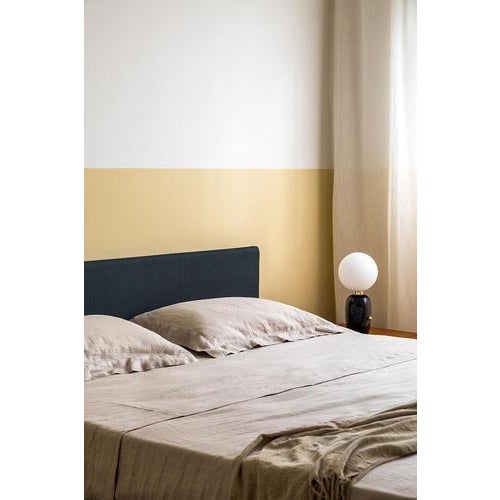 Aballs m pe table lamp. Base in white, black, golden, copper or platinum ceramic. Diffuser in blown opal matt glass....