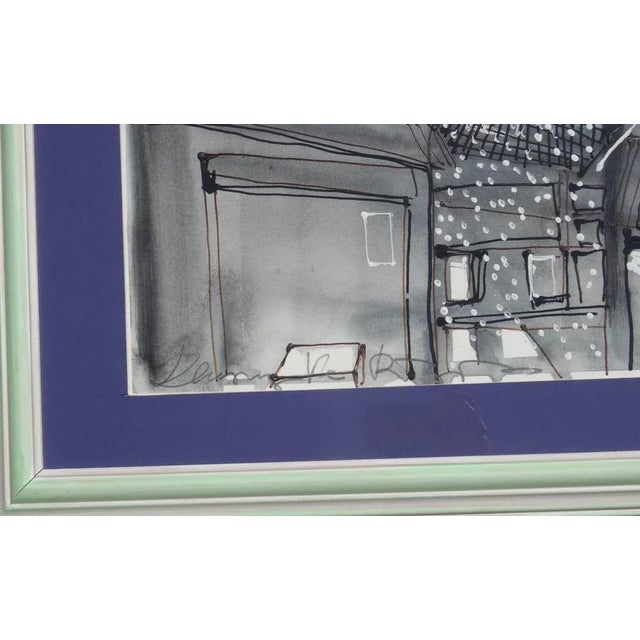 Maris Abilevs, City, 2014, Watercolor on Paper For Sale - Image 3 of 6