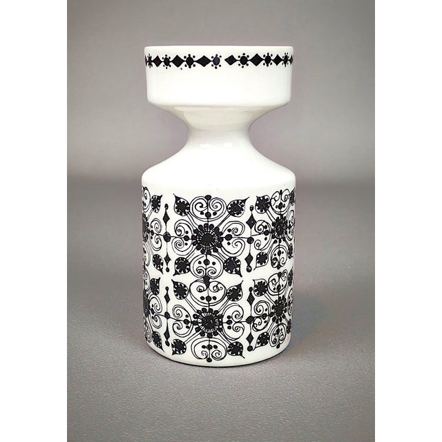 Saga Vase and Candleholder by Turi Gramstad for Figgjo Flint, Norway, 1970s., in Flawless conditions. Designed 1970 to...