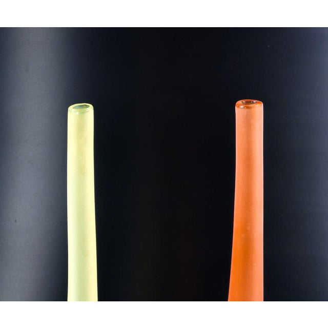 Bamboo Vases by Laura De Santillana for Arcade, Set of 2 For Sale - Image 4 of 14