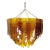 Giant Hand Blown Glass Chandelier by Feders For Sale