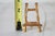 Vintage Miniature Hollywood Regency-Style Brass Faux Bamboo Tabletop Easel For Sale - Image 9 of 12
