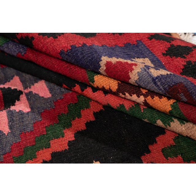 Mid-20th Century Vintage Kilim Rug 5' X 12' 10'' For Sale In New York - Image 6 of 13