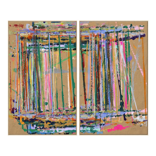Beginnings Diptych, Canvas by Susan Hable For Sale