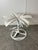 Rare Mid Century Patio Attributed to Arthur Court Rare Lily Aluminum Table and Chairs For Sale - Image 6 of 15