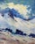 2000 - 2009 Roland A.D. Inman, Blue & White Oil Painting of the Mourne Mountains Ireland by Modern Irish Artist, 2000 Circa For Sale - Image 5 of 8