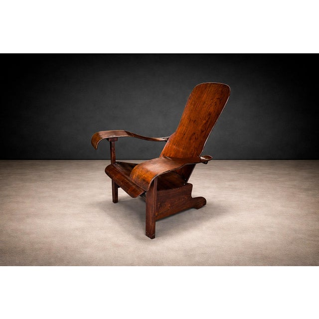 Wood Brazilian Mid-Century Modern Armchair in Bentwood, Cimo, 1950s - Lot 547A For Sale - Image 7 of 14