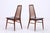 Original set of two "Eva" dining chairs by Niels Koefoed from Denmark. The slim silhouette, the elegantly curved backrest,...
