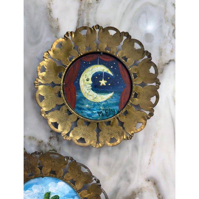 ✨ Whimsical Vintage Coasters with Modern Surrealist Art ✨ Set of 3 These vintage golden butterfly coasters are redesigned...