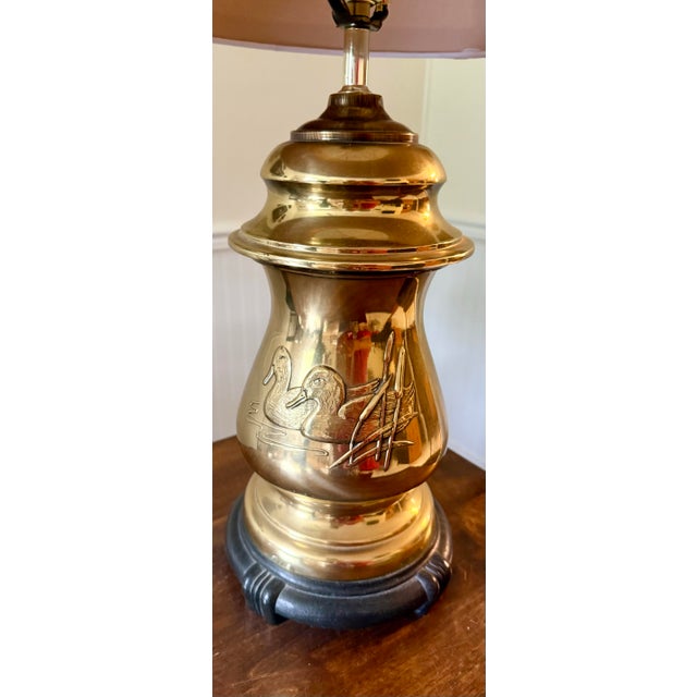 Duck Brass Lamp For Sale - Image 6 of 12