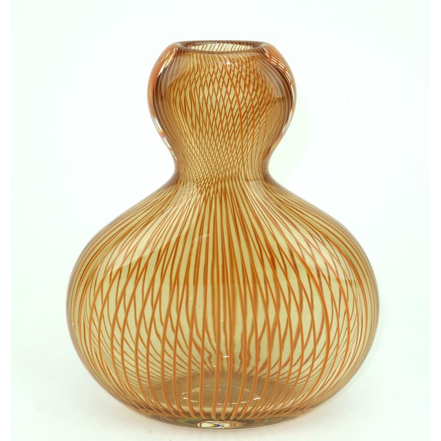 Peter Secrest Art Glass Op Art Vase, 2001 For Sale In Atlanta - Image 6 of 10