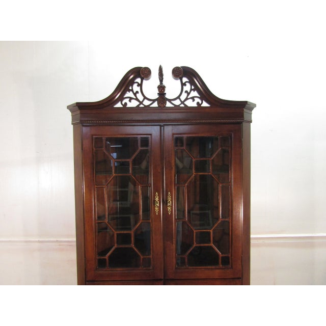 Jasper Solid Cherry Corner China Cabinet For Sale - Image 6 of 10