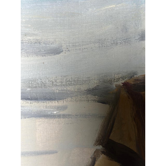 Carl Gunne, Coastal View, Grundsund, 1950s, Oil on Canvas, Framed For Sale - Image 8 of 18