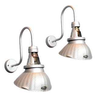 Mercury Glass Wall Lights by X-Ray, 1930s, Set of 2 For Sale