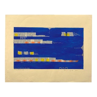 Contemporary Mixed Media Painting, "La Brea #6" For Sale