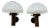 Glass Globe Wall Sconces by Lisa Pape, Sweden, 1970s, Set of 2 For Sale