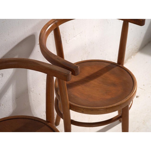 Bentwood Chairs in the style of Thonet, Hungary, 1960, Set of 2 For Sale - Image 6 of 13