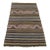 Late 20th Century Rustic Style Turkish Stripe Design Ethnic Wool Kilim Rug For Sale