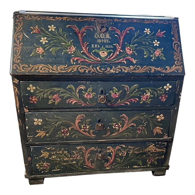 19th Century Painted Secretary For Sale