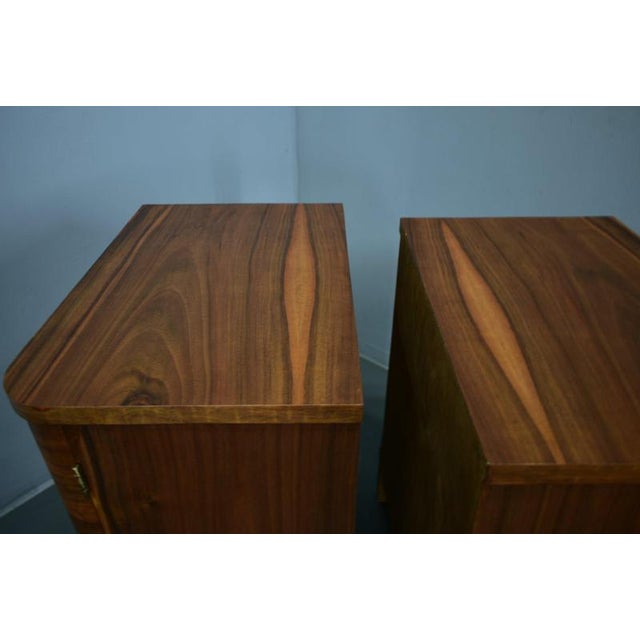 Art Deco Bedside Tables, Czechoslovakia, 1933, Set of 2 For Sale - Image 16 of 18