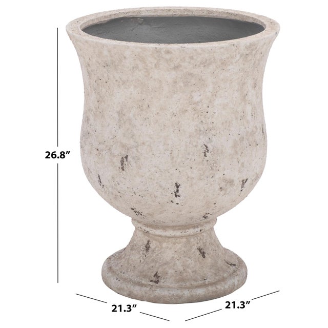 Transform your space into an oasis of elegance with the Remy Large Planter Pot. The Antique White color offers a timeless...