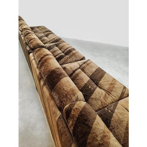 Vintage Italian P10 Proposals Sofa by Giovanni Offredi for Saporiti, 1960s, Set of 2 For Sale - Image 9 of 11