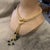 21st Century Vintage Costume Jewelry Gilt Metal Italian Multi Strand Necklace 2 For Sale - Image 17 of 17