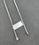 Silver 7.11 Ct 3-Prong Diamond Tennis Necklace For Sale - Image 8 of 9