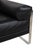 Black Romeo 2-Seater Sofas in Black Leather and Chrome from Calia, Set of 2 For Sale - Image 8 of 18