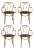 Vintage Bistro Cafe Bentwood Chairs, S/4 For Sale
