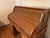 1980s Vintage (Circa 1982) Oak Roll-Top Secretary Desk in Rich, Warm Honey-Brown Finish. For Sale - Image 5 of 8